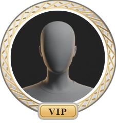 The platinum and gold criss cross profile ring with its VIP plate, around a profile picture